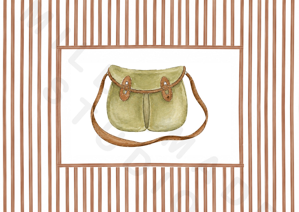 Cartridge bag postcard