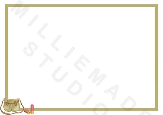 Sporting kit notecard