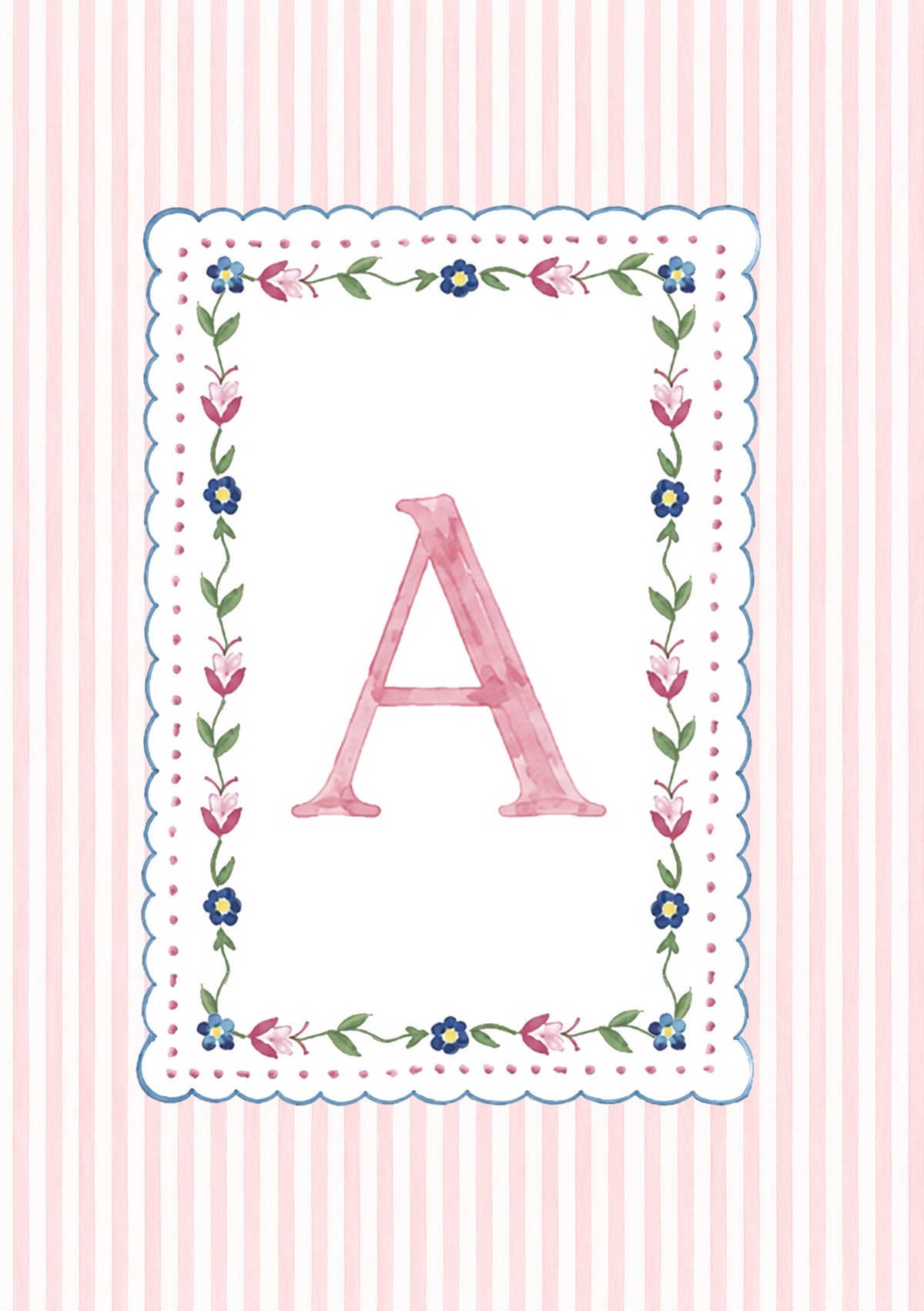 Alphabet letters - pink