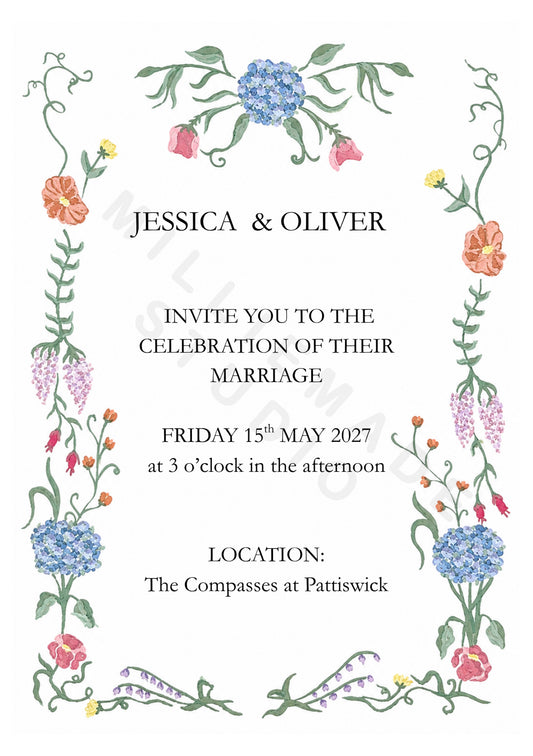 Botanical invitation