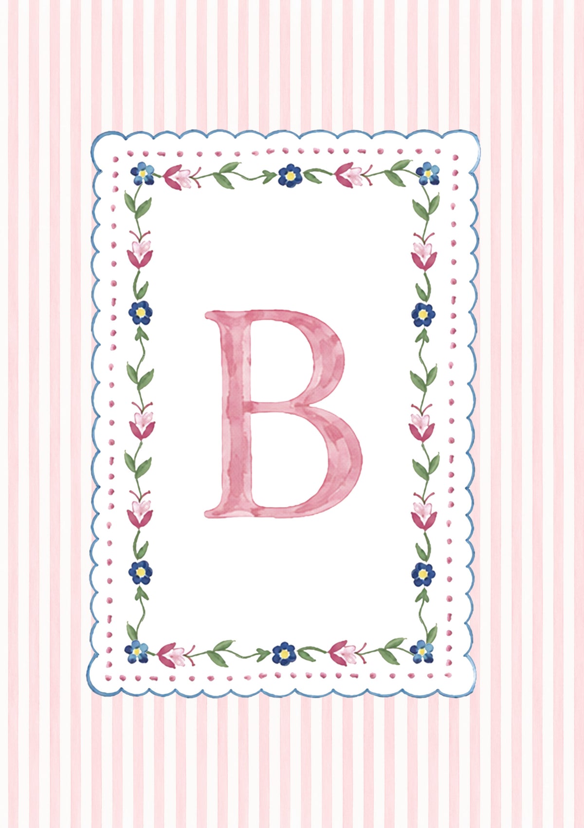 Alphabet letters - pink
