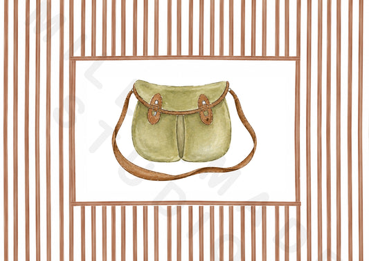 Cartridge bag postcard