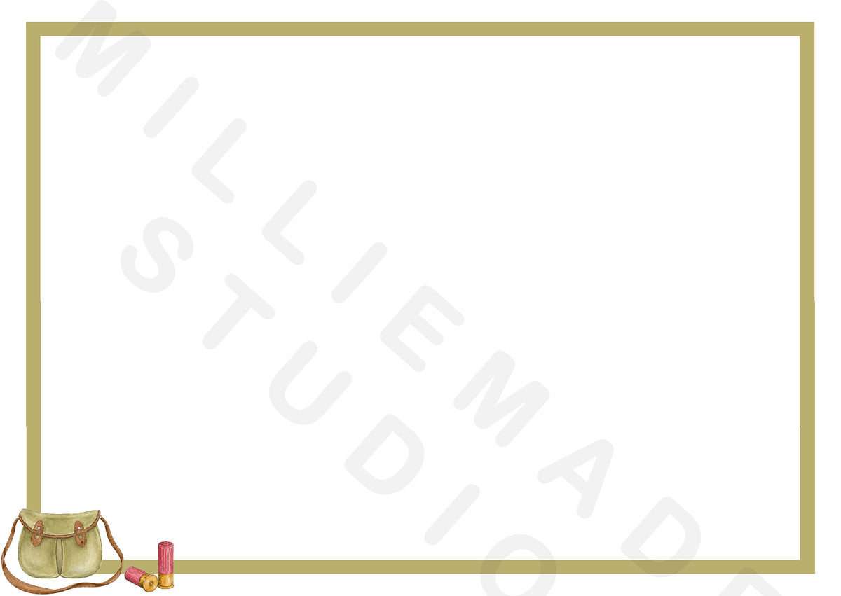 Sporting kit notecard