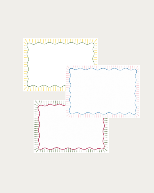 The Striped notecards
