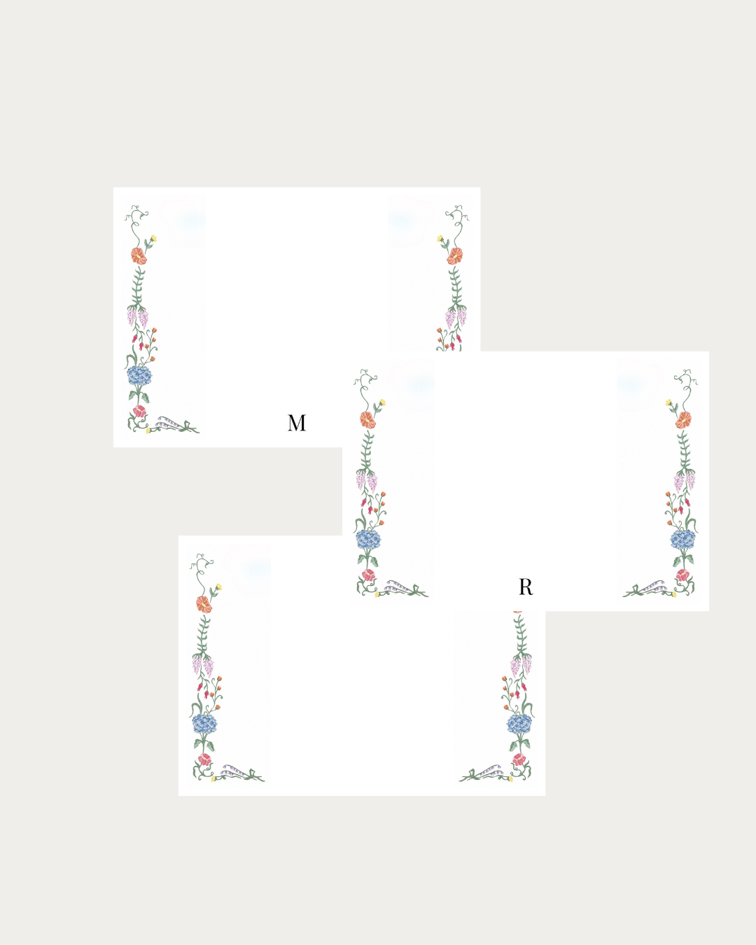 Botanical notecard