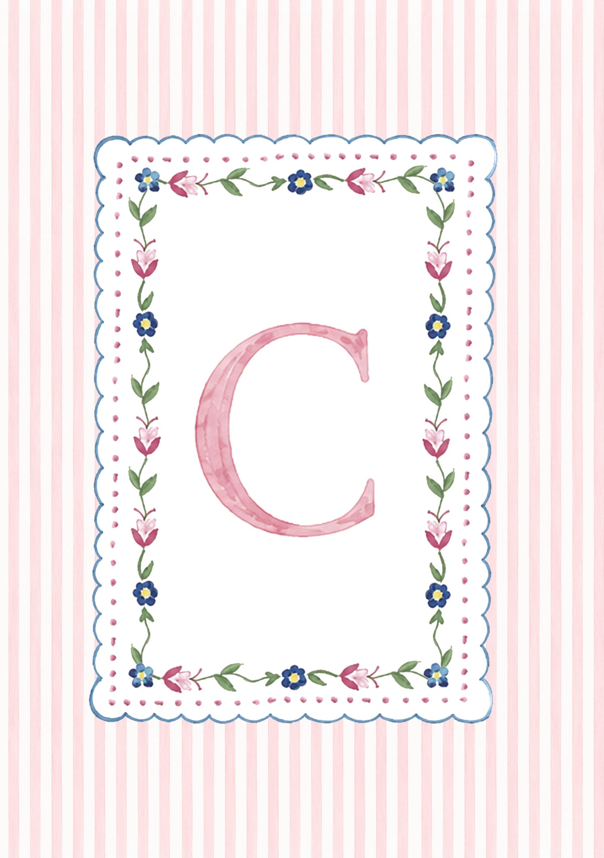 Alphabet letters - pink