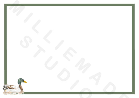 Duck notecard