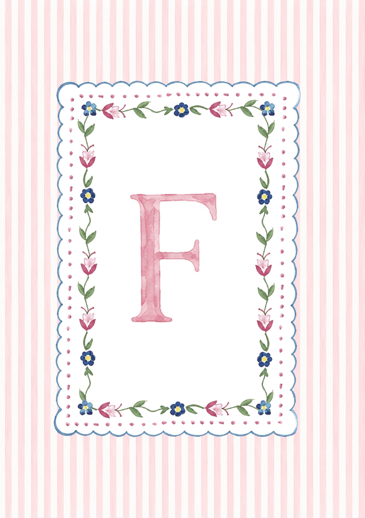 Alphabet letters - pink