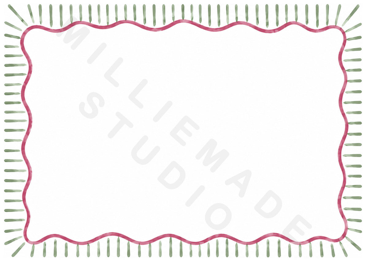 The Striped notecards