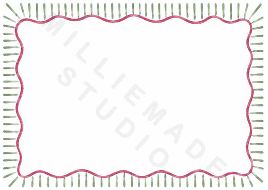 The Striped notecards