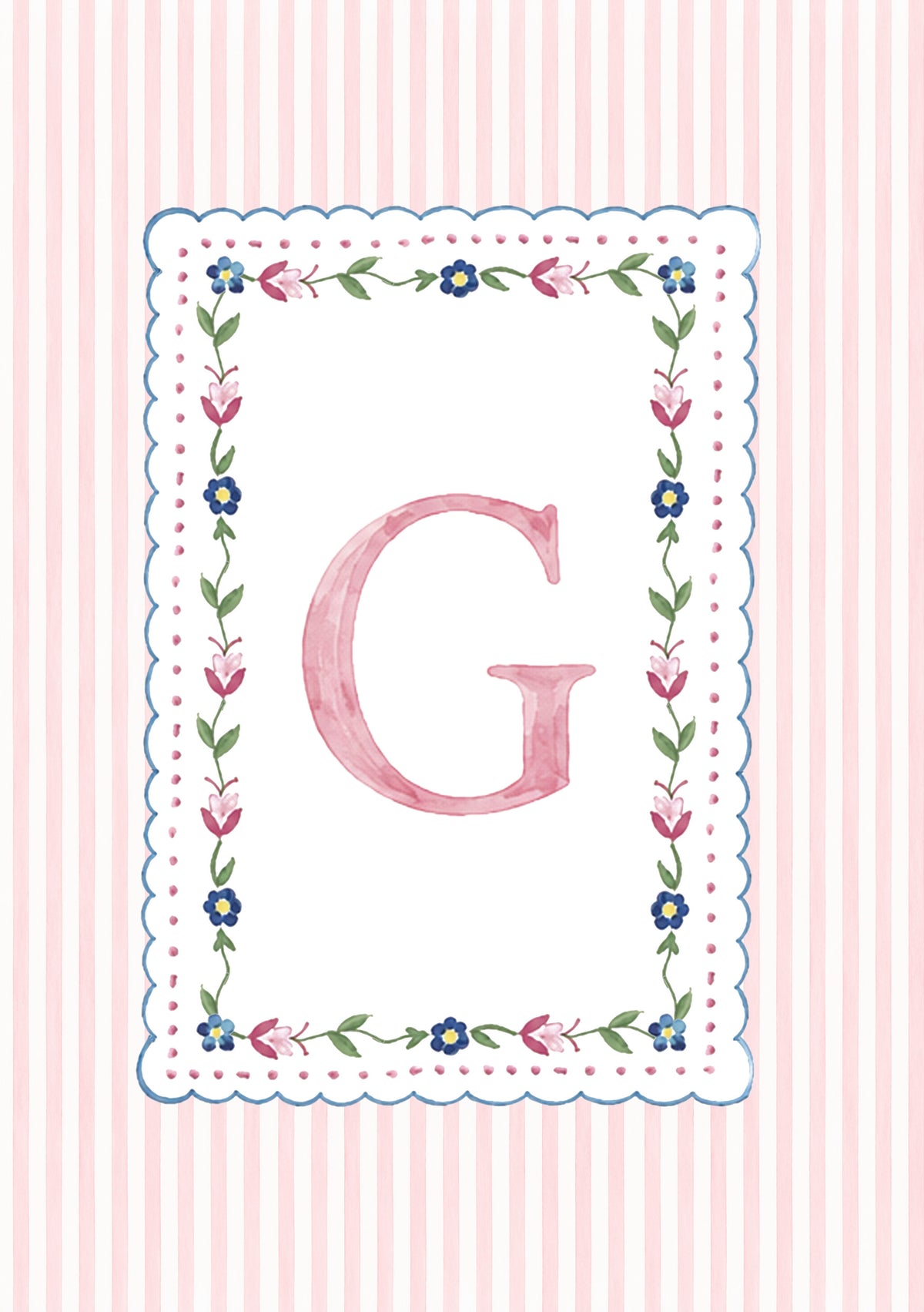 Alphabet letters - pink