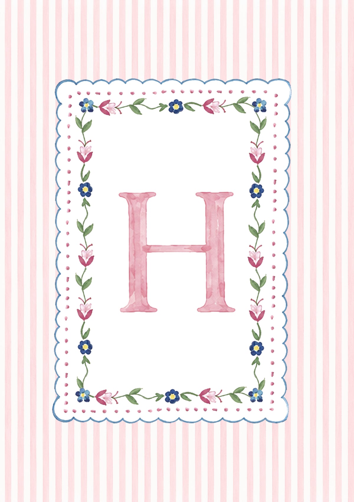 Alphabet letters - pink