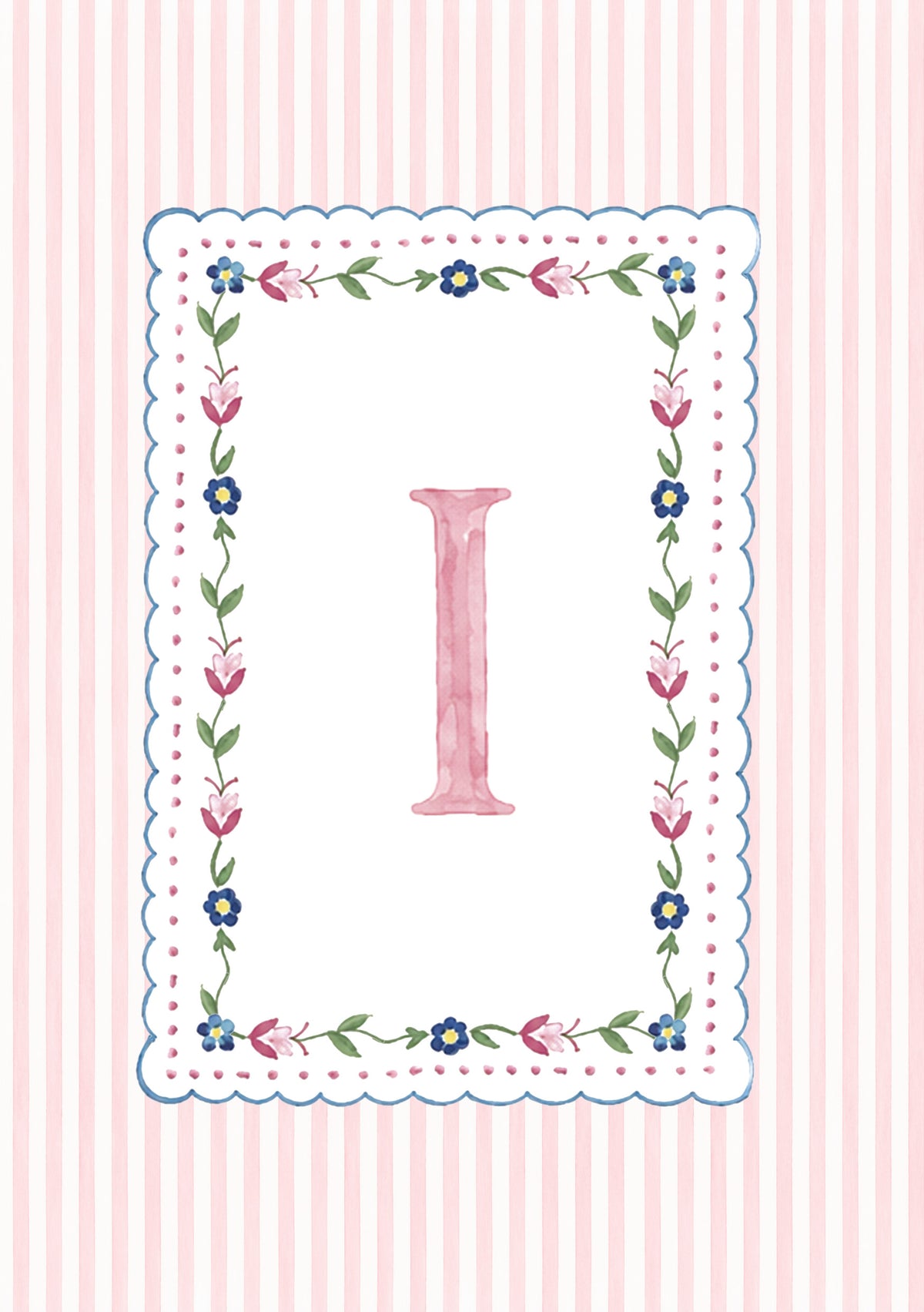 Alphabet letters - pink