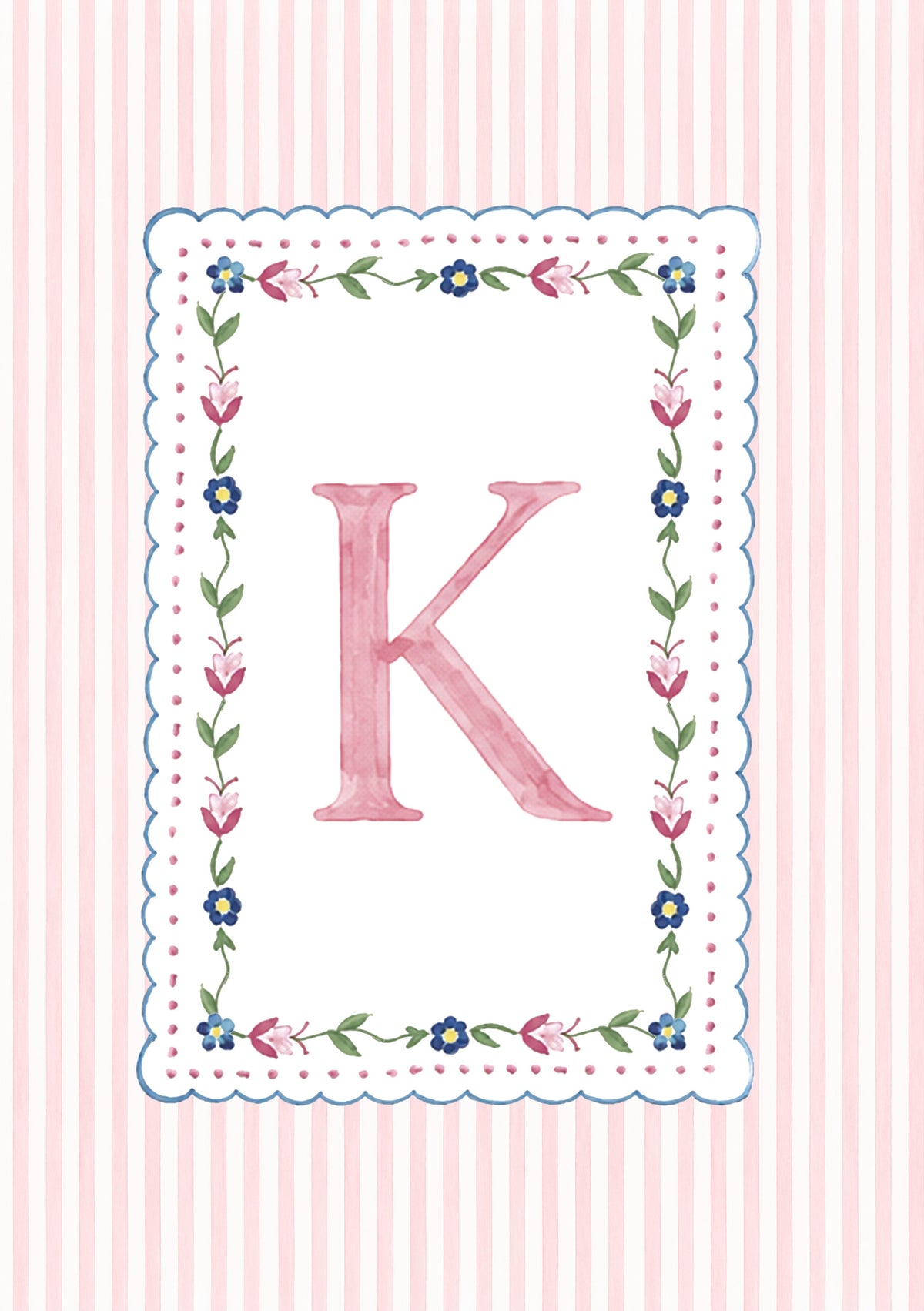 Alphabet letters - pink