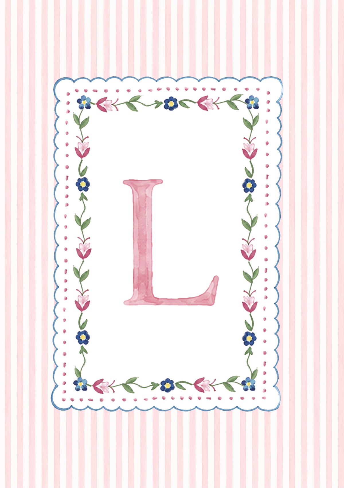 Alphabet letters - pink