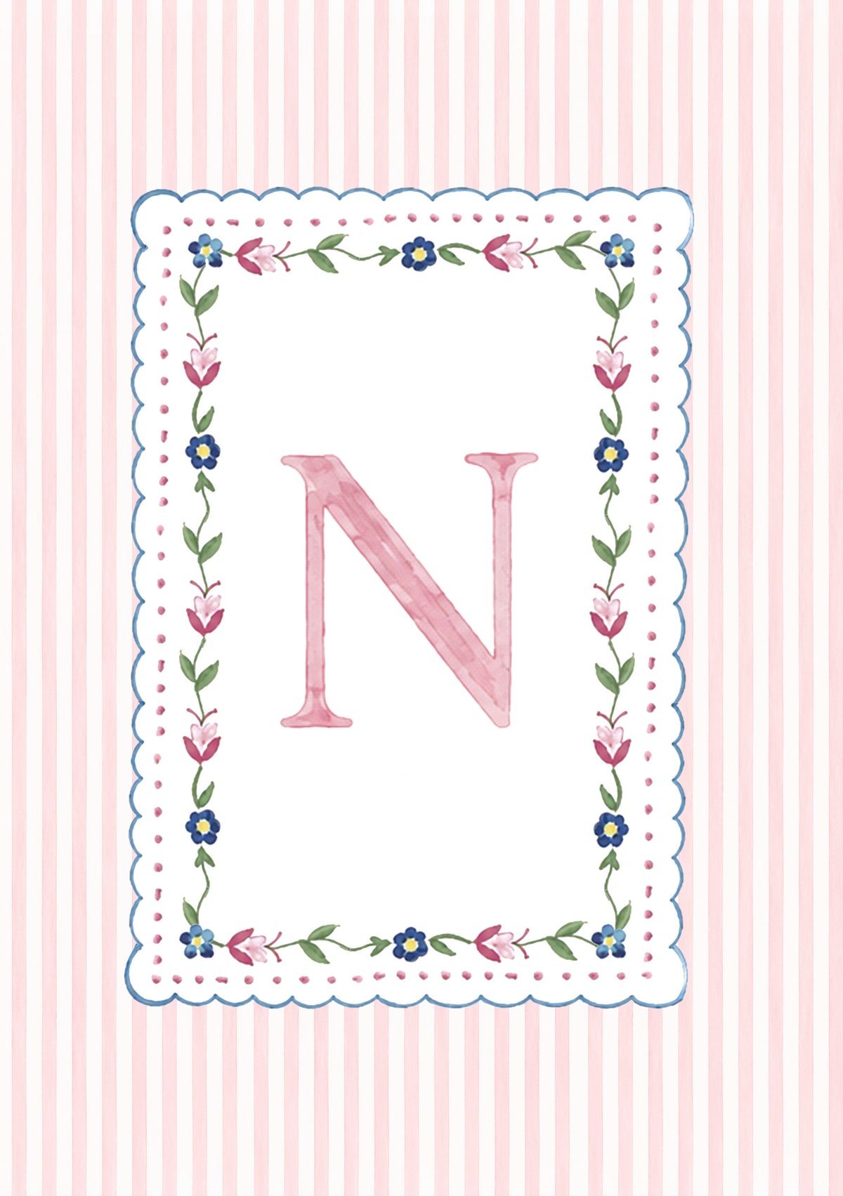 Alphabet letters - pink