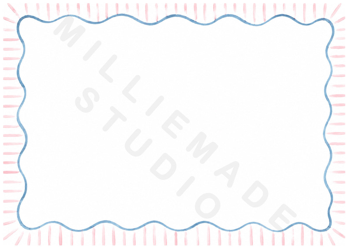The Striped notecards