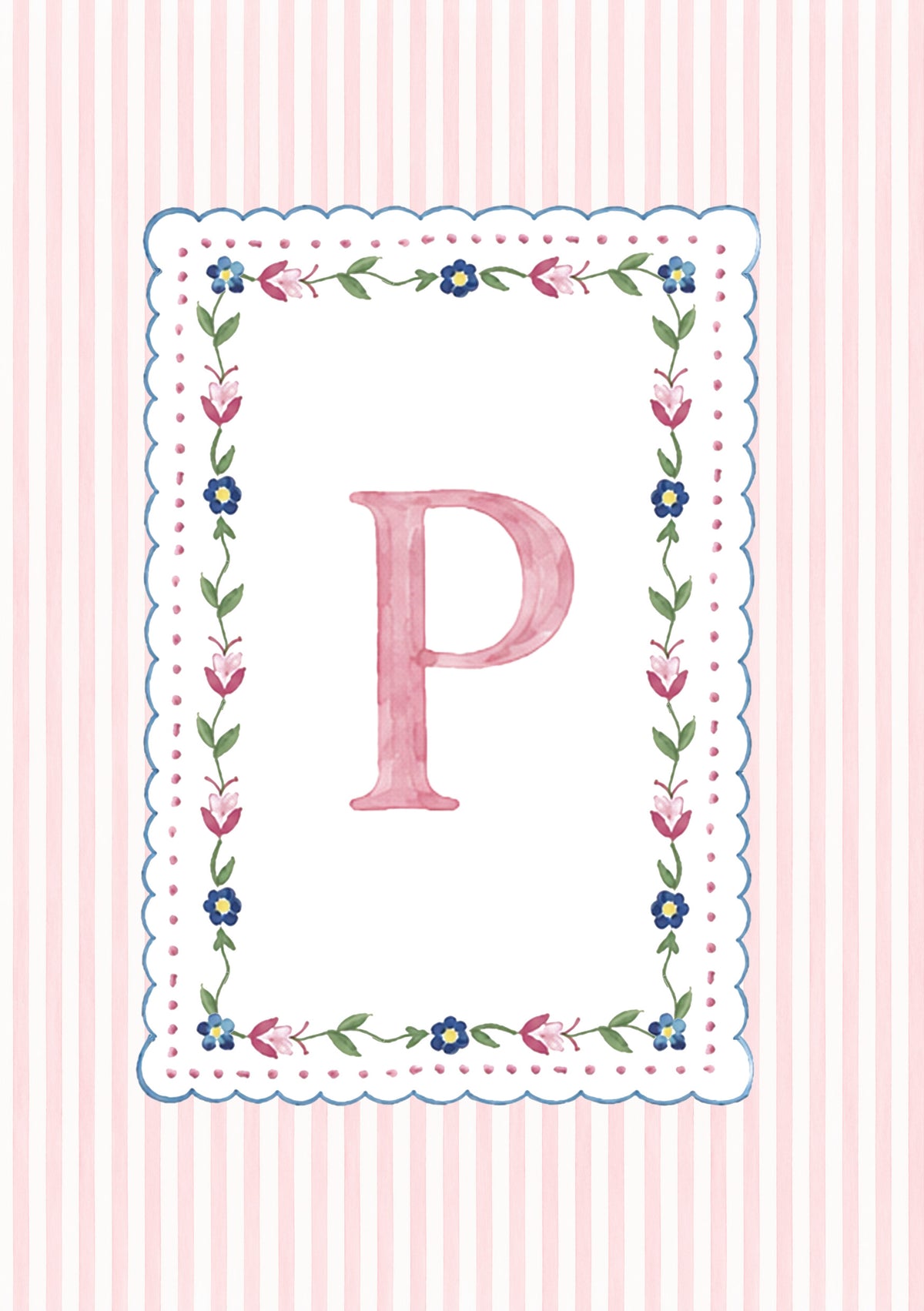 Alphabet letters - pink