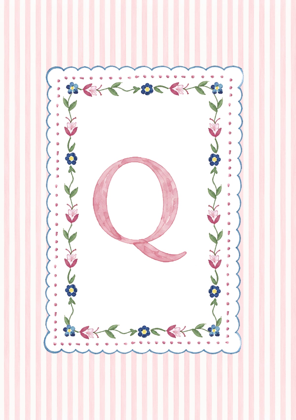 Alphabet letters - pink