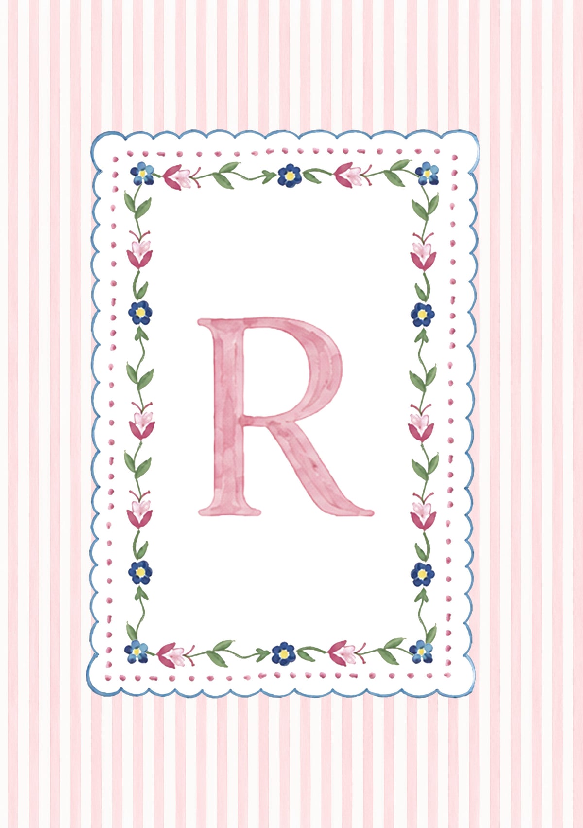 Alphabet letters - pink