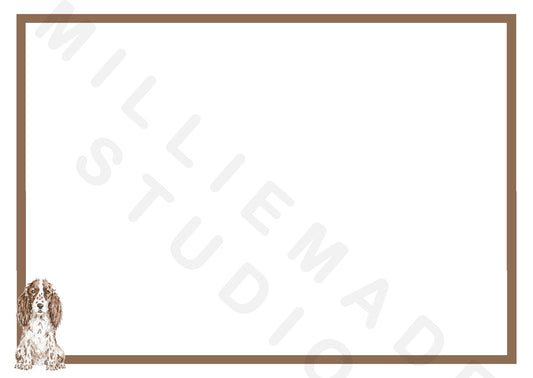 Spaniel notecard
