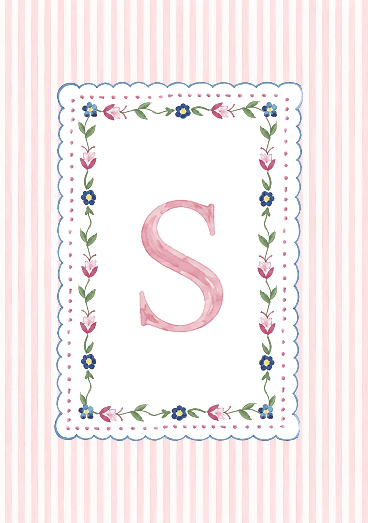 Alphabet letters - pink