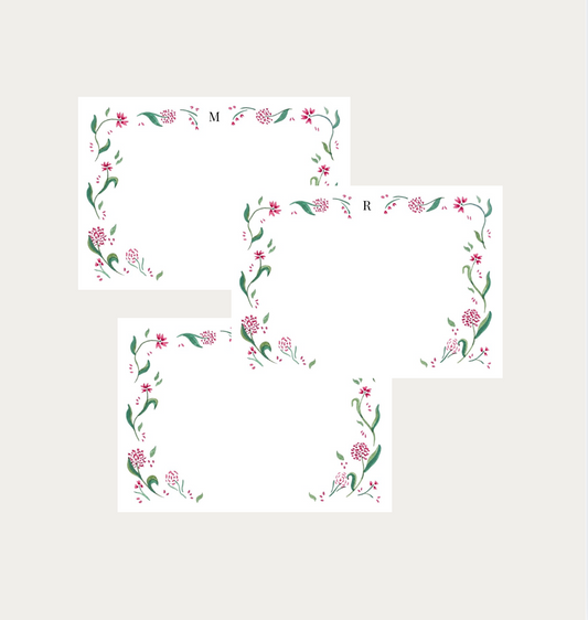 Pink mix notecard
