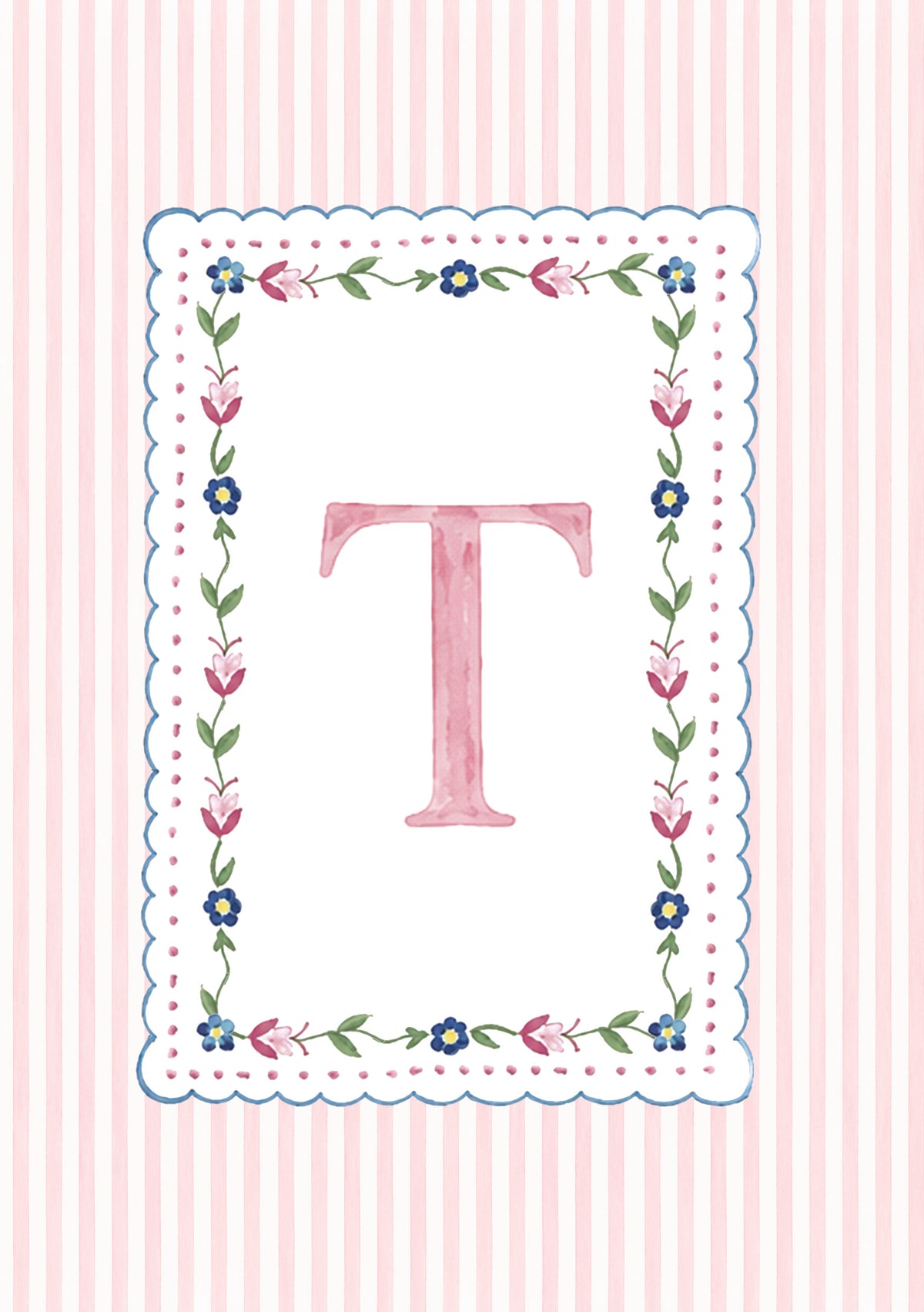 Alphabet letters - pink