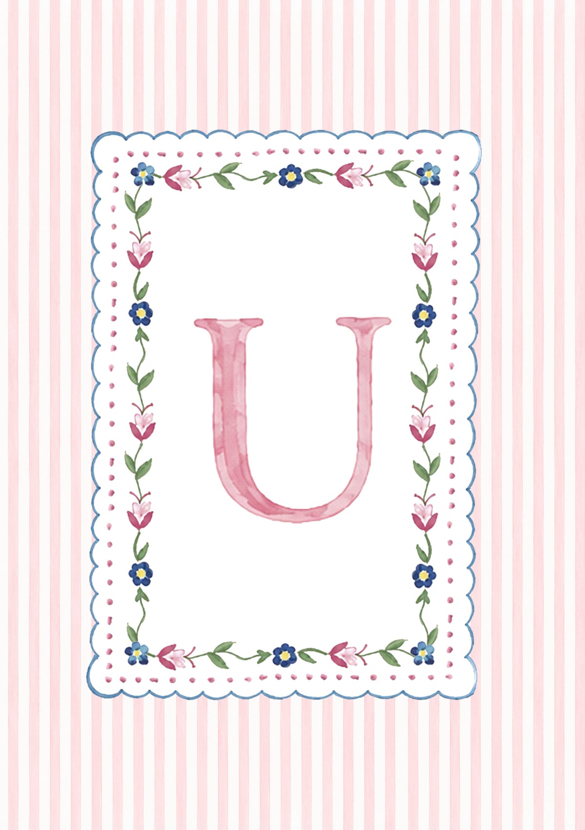 Alphabet letters - pink