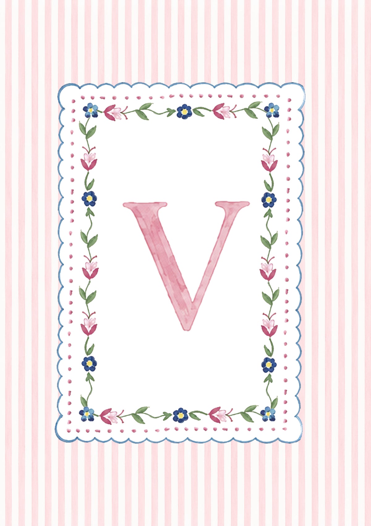 Alphabet letters - pink