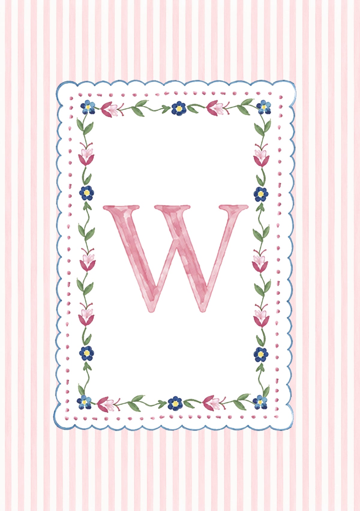 Alphabet letters - pink