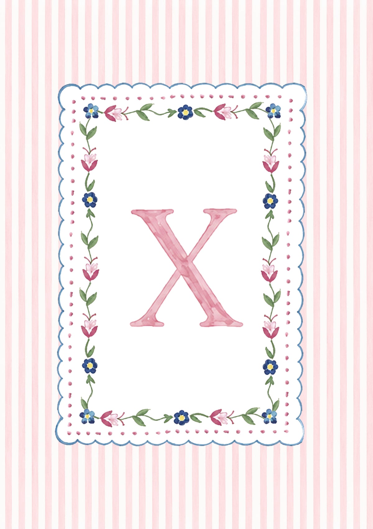 Alphabet letters - pink