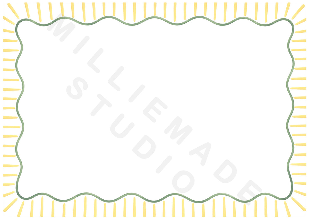 The Striped notecards