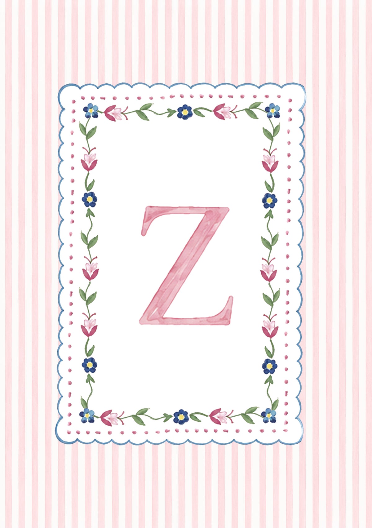 Alphabet letters - pink